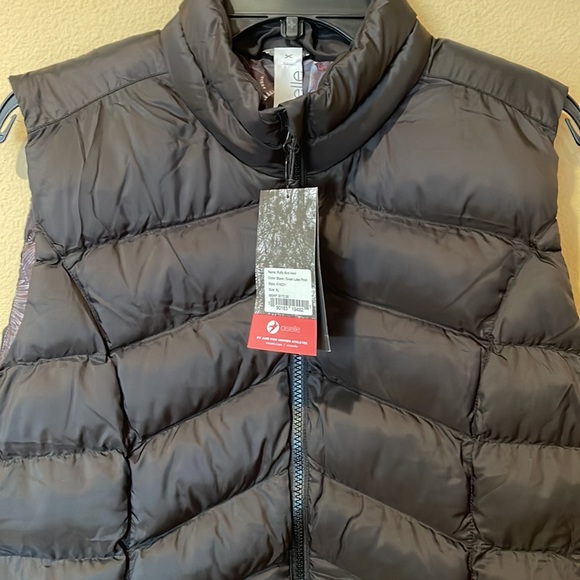 NWT Oiselle PUFFY BIRD VEST in Black - Picture 4 of 6